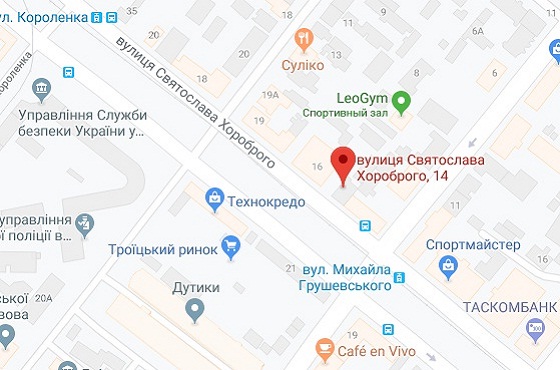 м. Дніпро, вул. Святослава Хороброго, буд. 14